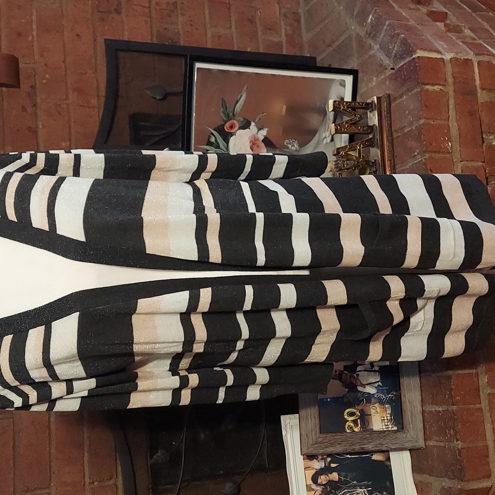 Striped cardi-shimmery
